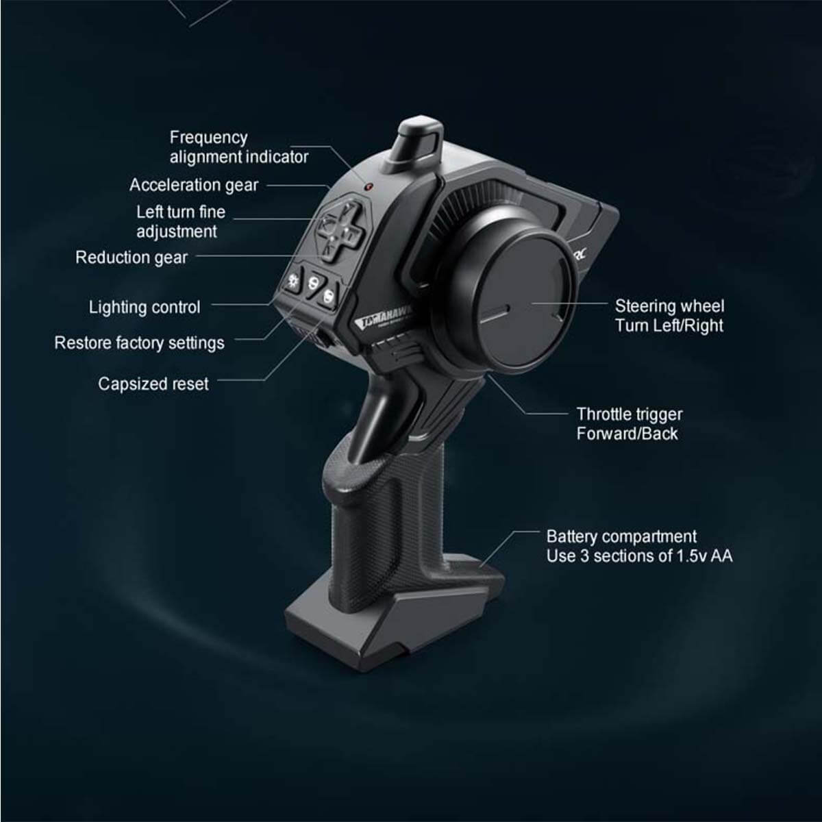 2.4G RC Boat Outdoor Racing Boat Waterproof Fast Electric Remote Control Boats With LED Light