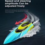 2.4G RC Boat Outdoor Racing Boat Waterproof Fast Electric Remote Control Boats With LED Light