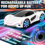 Remote Control Car 4WD Drift Racing Car Dual Remote Control with Light Spray