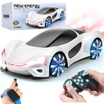 Remote Control Car 4WD Drift Racing Car Dual Remote Control with Light Spray