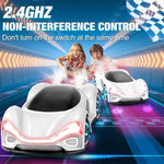 Remote Control Car 4WD Drift Racing Car Dual Remote Control with Light Spray
