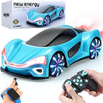 Remote Control Car 4WD Drift Racing Car Dual Remote Control with Light Spray
