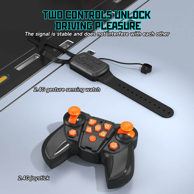 2.4G Remote Control Car 8WD Stunt Mechanical Dinosaur Spray Electric Car