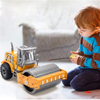 5CH/4CH RC Engineering Vehicle 1/30 RC Excavator Bulldozer Road Roller Engineering Car with Lights
