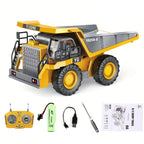 2.4Ghz RC Engineering Car 11CH/9CH Alloy Remote Control Excavator Dump Trucks Bulldozer