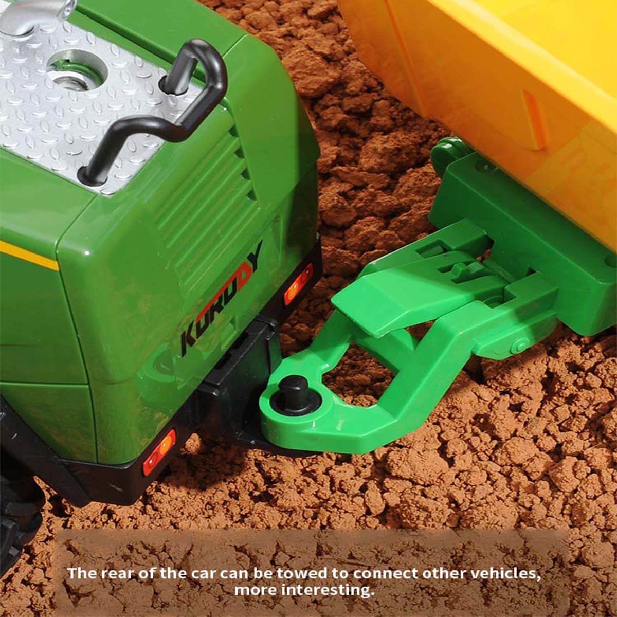 1:24 Remote Control Harvester Vehicle 2.4G RC Electric Four Wheel Farmer Farm Vehicle Kid's RC Car