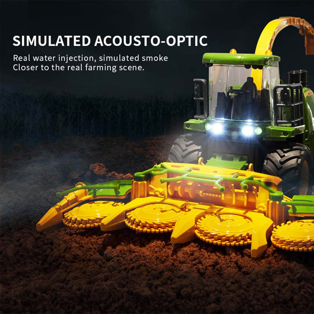 1:24 Remote Control Harvester Vehicle 2.4G RC Electric Four Wheel Farmer Farm Vehicle Kid's RC Car