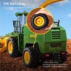 1:24 Remote Control Harvester Vehicle 2.4G RC Electric Four Wheel Farmer Farm Vehicle Kid's RC Car