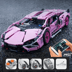 1280 PCS RC Racing Lambo Car 1/14 Remote Control Sports Cars Building Blocks w/ App Remote