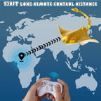 2.4G Remote Control Manta Ray Toy High Simulation Devil Ray Fish RC Boat Toys for Kids