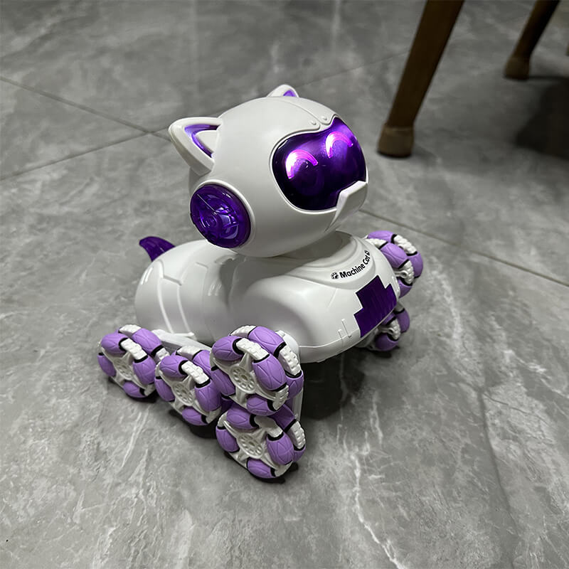 Remote Control Robot Cat 360° RC Stunt Smart Car 8WD Car Holiday Gift for Kids