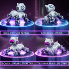 Remote Control Robot Cat 360° RC Stunt Smart Car 8WD Car Holiday Gift for Kids