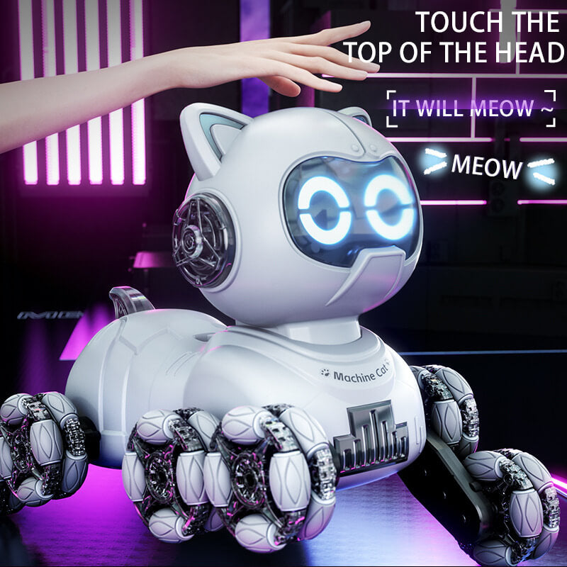 Remote Control Robot Cat 360° RC Stunt Smart Car 8WD Car Holiday Gift for Kids