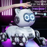 Remote Control Robot Cat 360° RC Stunt Smart Car 8WD Car Holiday Gift for Kids