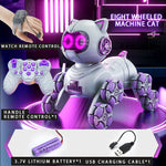 Remote Control Robot Cat 360° RC Stunt Smart Car 8WD Car Holiday Gift for Kids