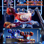 2.4GHz Remote Control Robot Crab Mech Crawling Crab 360° Stunt Rotation Toy with Lights Music