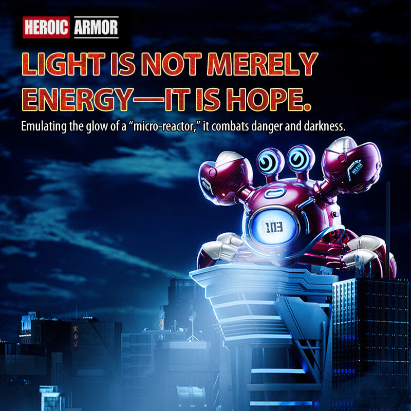 2.4GHz Remote Control Robot Crab Mech Crawling Crab 360° Stunt Rotation Toy with Lights Music