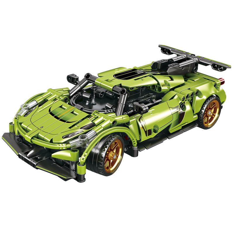 402Pcs Remote Control Sports Race Car Building Blocks Sets, STEM Building Kits, Educational Learning Toys for Boys, Practical Gifts 4 5 6 7 8 9 10+ Year Old