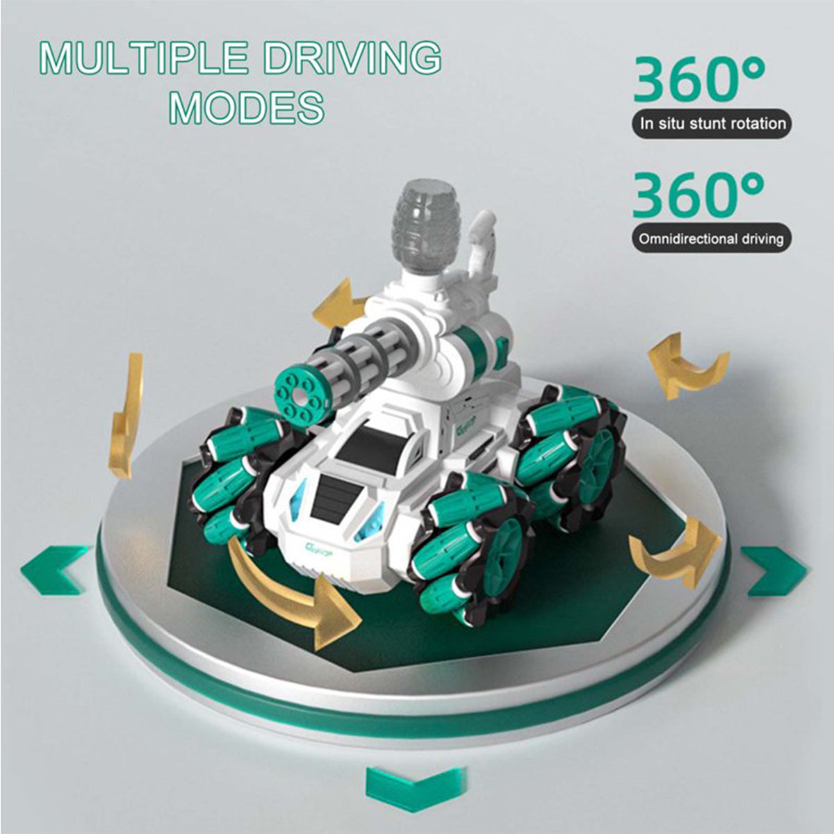 RC Stunt Tank Remote Control Tank with Water Bomb & Spray 2.4G Radio Tank