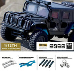 1/10 Jeep RC Truck 4WD RTR Remote Jeep Wrangler Brushed Remote Control Truck RC Rock Crawler