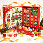 Christmas Advent Calendar 2026 Dumpling Squishies 24Pcs Cute Squeeze Fidget Toys Christmas Countdown Gift Set for Kids and Adults