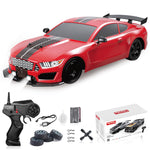 1/16 RC Drift Car 18KM/H Fast Remote Control Cars Spray Car with Led Light Sound For Kids