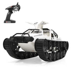 4WD RC Tank 360° Rotation Spray Tank Alloy 2.4G Remote Control Crawler Tank