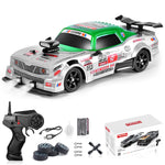 1/16 RC Drift Car 18KM/H Fast Remote Control Cars Spray Car with Led Light Sound For Kids