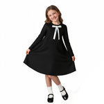 Anya Cosplay Costume Black Homewear Dress with Hair Accessories