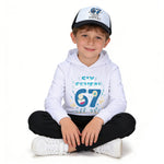 Six-Seven in Steal A Brainrot Costume Hooded Sweatshirt and Cap Trendy Outfit 67 Meme Hoodie for Boys Girls