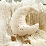 23.6inch Soft Plush Toys Sun Moon Shaped Pillows Sleeping Dolls Home Decoration