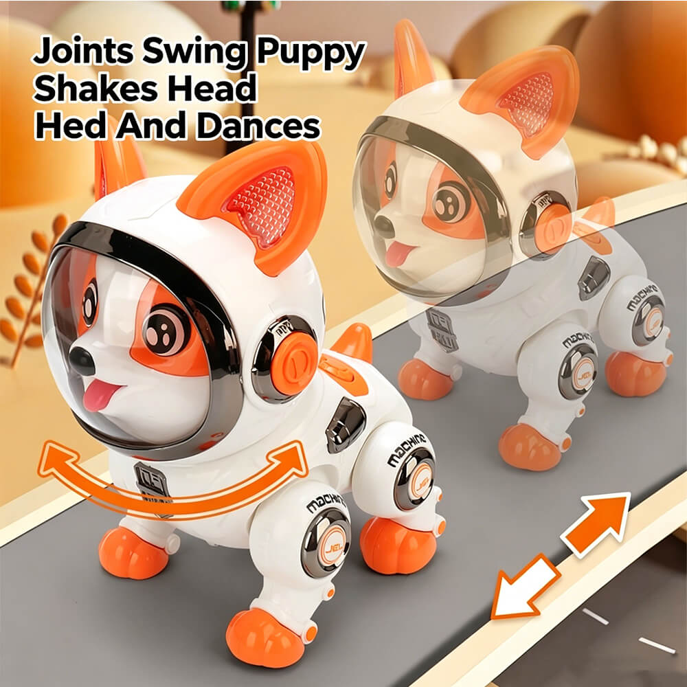 Space Electric Robot Dog Interactive Robot Puppy with Dancing Walking and Talking Function for Kids