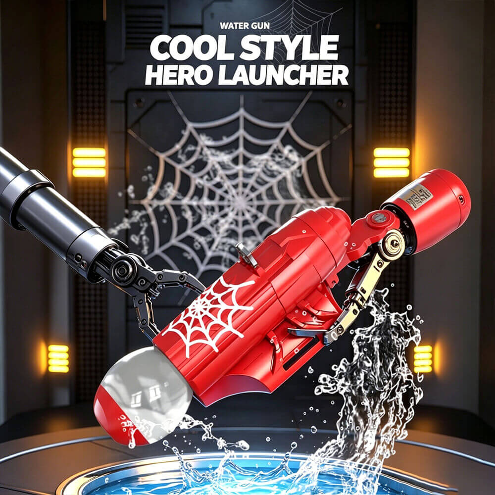 Spider Electric Water Gun with Gloves Wrist-Mounted Water Gun Summer Outdoor Toy For Kids and Adult