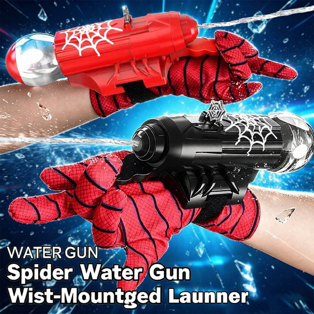 Spider Electric Water Gun with Gloves Wrist-Mounted Water Gun Summer Outdoor Toy For Kids and Adult