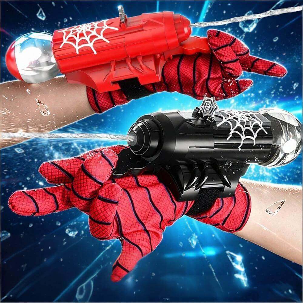 Spider Electric Water Gun with Gloves Wrist-Mounted Water Gun Summer Outdoor Toy For Kids and Adult