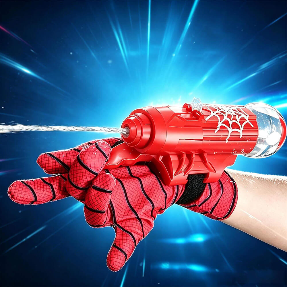 Spider Electric Water Gun with Gloves Wrist-Mounted Water Gun Summer Outdoor Toy For Kids and Adult