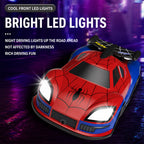2.4GHz Spider RC Car Wall Climbing Remote Control Car Toy with LED Lights and  360° Rotation for Kids 3+
