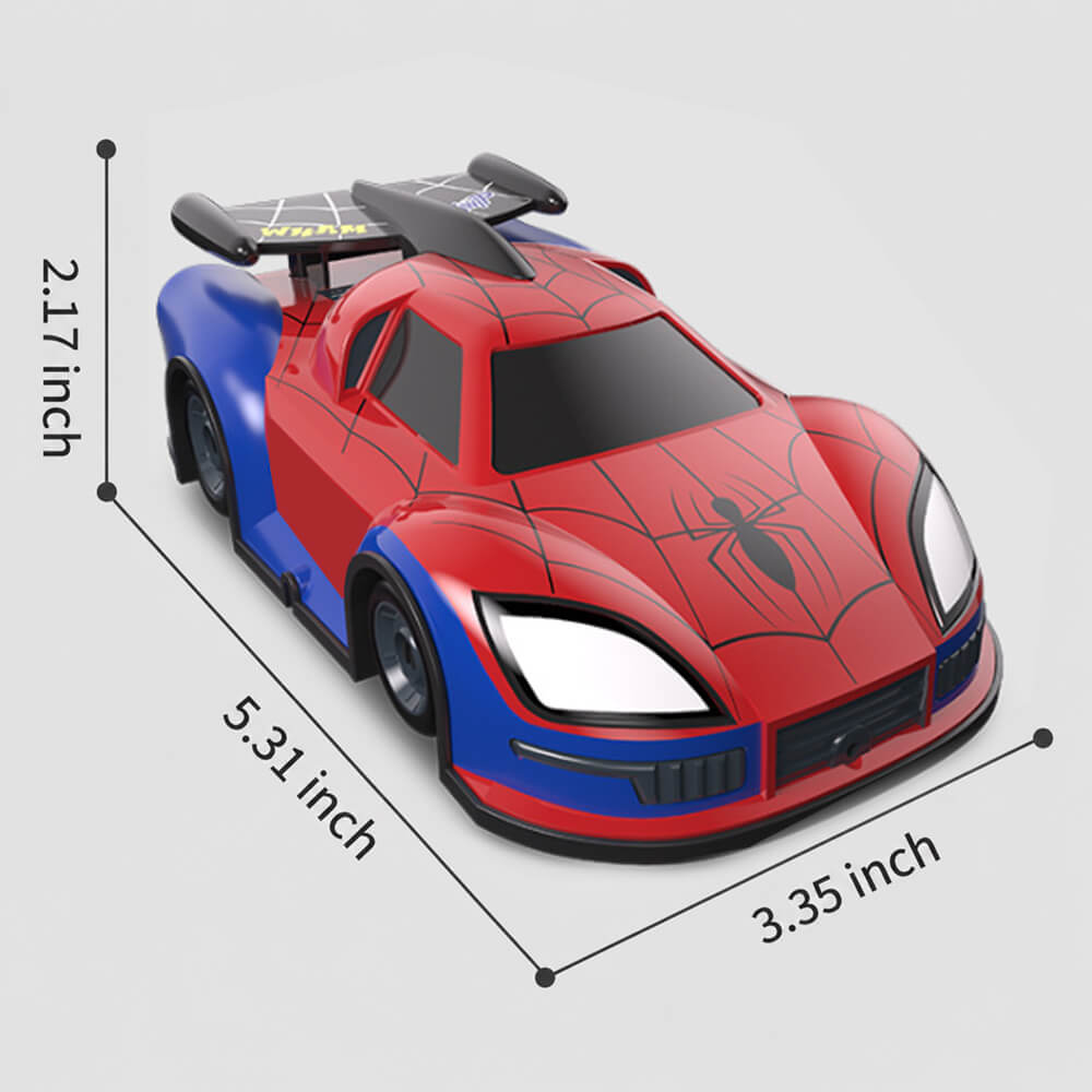 2.4GHz Spider RC Car Wall Climbing Remote Control Car Toy with LED Lights and  360° Rotation for Kids 3+