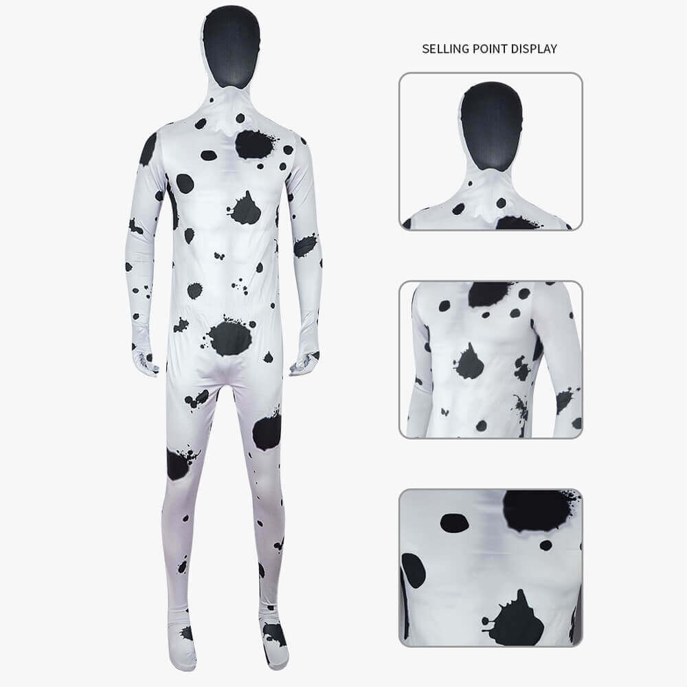 Across the Spider-Verse Spot Jumpsuit Jonathan Ohnn Cosplay Outfit for Kids Teens Halloween Party