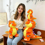 Spotted Dinosaur Plush Cute Stuffed Animal Dino Toy Perfect Gift for Dinosaur Lovers