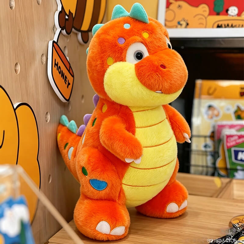 Spotted Dinosaur Plush Cute Stuffed Animal Dino Toy Perfect Gift for Dinosaur Lovers