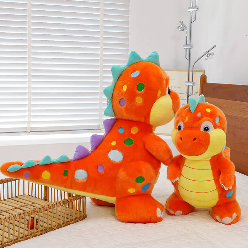 Spotted Dinosaur Plush Cute Stuffed Animal Dino Toy Perfect Gift for Dinosaur Lovers
