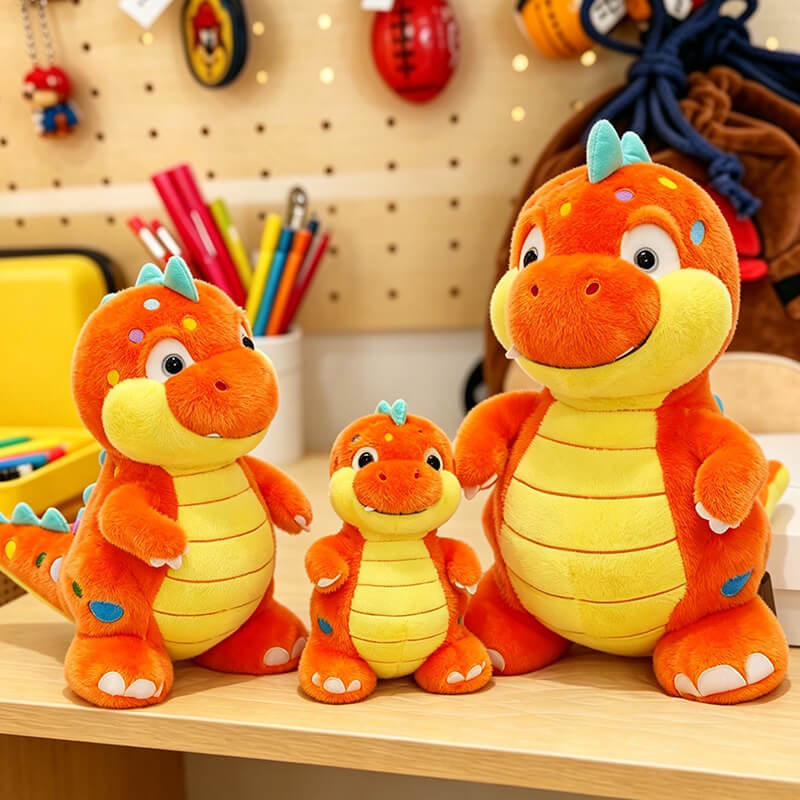 Spotted Dinosaur Plush Cute Stuffed Animal Dino Toy Perfect Gift for Dinosaur Lovers