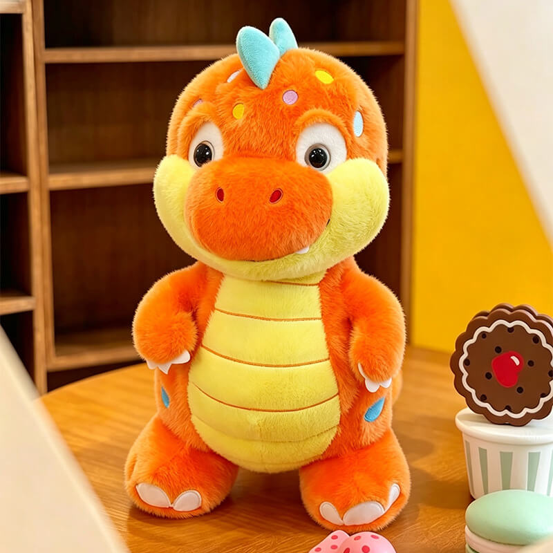 Spotted Dinosaur Plush Cute Stuffed Animal Dino Toy Perfect Gift for Dinosaur Lovers
