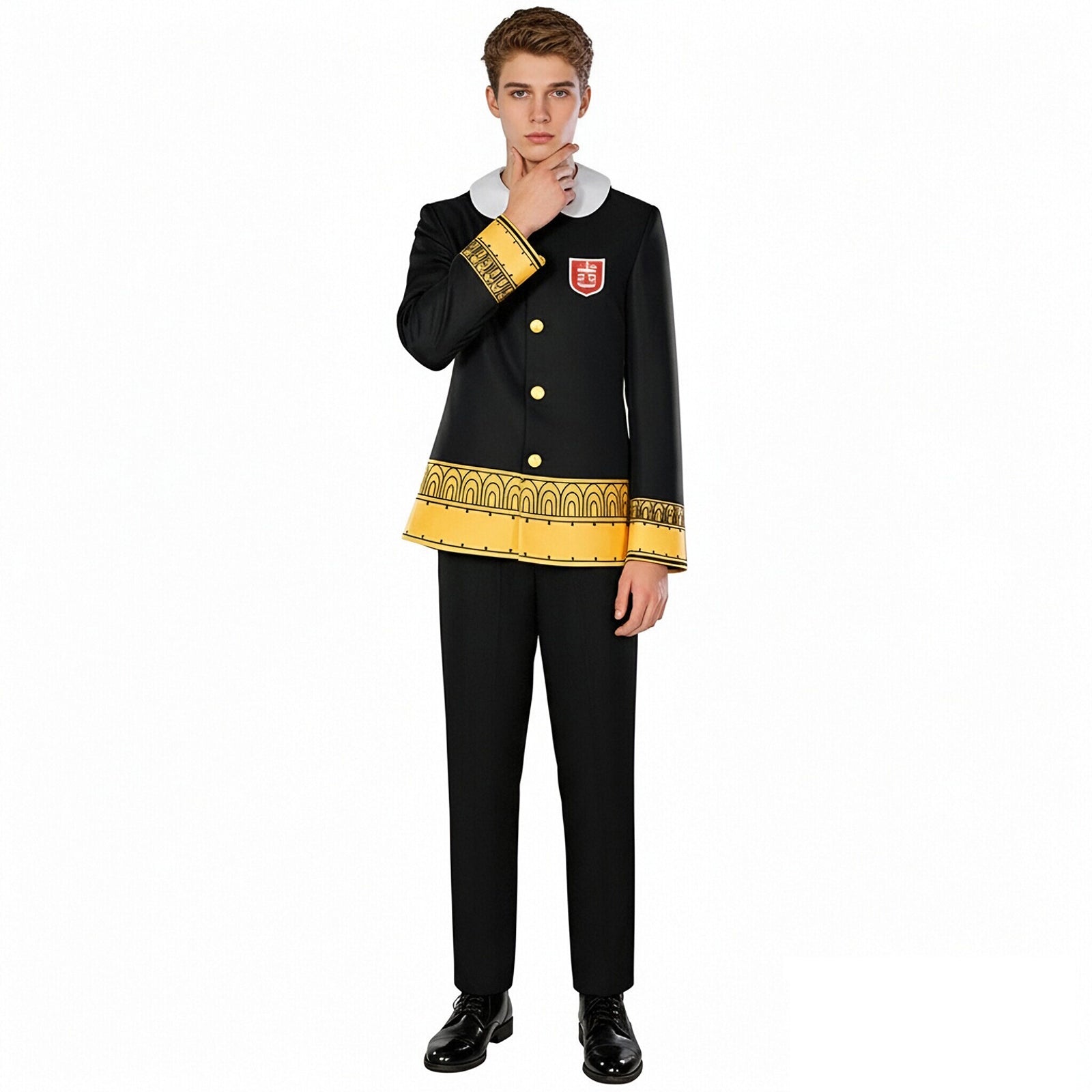 Damian Cosplay Costume Anime SPY Series Outfit School Uniform