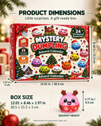 2026 Squishy Toys Christmas Advent Calendar Cute Sensory Fidget Stress Relief Toys for Boys Girls Xmas Gift
