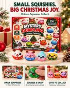 2026 Squishy Toys Christmas Advent Calendar Cute Sensory Fidget Stress Relief Toys for Boys Girls Xmas Gift