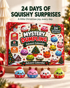 2026 Squishy Toys Christmas Advent Calendar Cute Sensory Fidget Stress Relief Toys for Boys Girls Xmas Gift