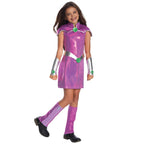 Girls Alien Princess Costume Dress and Accessories for Cosplay Party