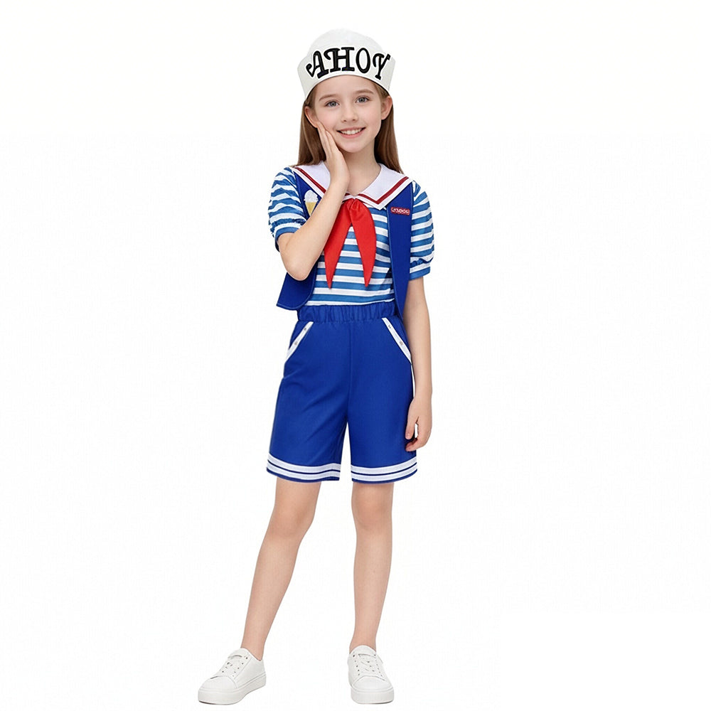 Robin and Steve Costume Sailor Suit Scoops Ahoy Halloween Costume